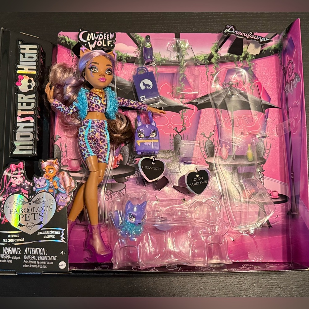G3 faboolus pets clawdeen wolf